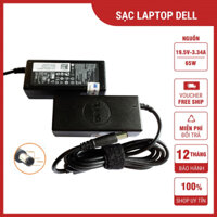 Cục sạc laptop Dell chân to 19.5V 3.34A 4.62A đầu lớn 7.4mmX5.5mm adapter laptop Dell Latitude Inspiron ship hỏa tốc