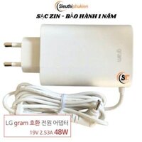 Cục sạc pin laptop LG gram 15Z995 15Z980 15ZD980 15Z90N 15ZD990 15Z990, adapter LG gram 2018 15"