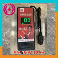 Cục sạc xe đạp điện, xe điện 60V-12Ah ( sạc 5 bình nhỏ ) hiển thị số bằng đèn led