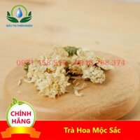 Cúc Trắng Mộc Sắc lọ thủy tinh