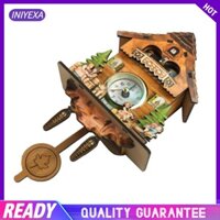 Cuckoo Đồng Hồ Treo Tường Bằng Gỗ Thiết Kế Sáng Tạo Trang Trí Phòng Khách /