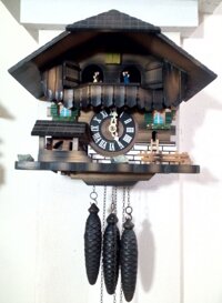 Cuckoo mái nhà, đầm xoay và guồng nước quay theo nhạc - MS 352