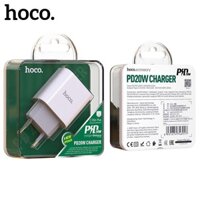 Củ/Cốc sạc nhanh Hoco C76A Plus 1 cổng Type-C hỗ trợ sạc nhanh 3A, PD 20W