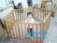 Cũi 3D HN gỗ tự nhiên