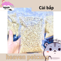 Cùi Bắp Ngô 1kg Lót Chuồng Hamster Bò Sát Nhím Sóc