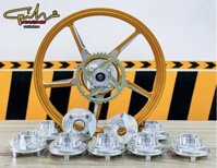 CÙI ĐĨA CNC NGUYÊN KHỐI CHO YAZ 125 - MÂM RACINGBOY CNC GH-RACING ( GH1 )