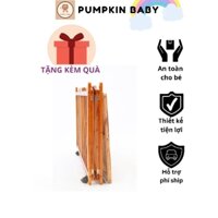 Cũi gỗ cho bé, cũi gỗ ghép giường, cũi gỗ gập gọn(kt lớn 1m14 × 74)