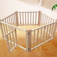 Cũi Quây  Rào Chắn Quây Bằng Gỗ - Cũi Quây Bằng Gỗ Cho Bé Gấp Gọn Tiện Lợi