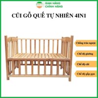 CŨI TRẺ EM GỖ QUẾ MỘC GOLDCAT NHIỀU KÍCH THƯỚC(MUA CŨI TẶNG BALO BỈM SỮA SIÊU TIỆN LỢI)