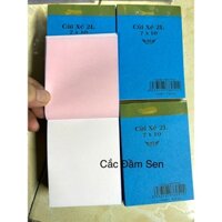 Cùi xé 2 liên, Combo 50 - 100 cuốn cùi xé 2 liên, giấy order 2 liên 7x10 / 8x12 ko chữ, cùi phơ