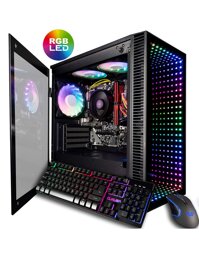 CUK Continuum Micro Gamer PC (AMD Ryzen 5 3600, 16GB 3200MHz RAM, 512GB NVMe SSD, AMD Radeon RX 5700 XT 8GB, 600W Gold PSU, AC WiFi, Windows 10 Hom...