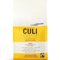 Culi cà phê rang xay vị đắng chát nguyên chất 100% (gói 250 gram)