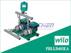 Cụm 2 bơm tăng áp tích hợp biến tần Wilo PBI-LD 403EA (PBI-LD403EA) - 1.1kW