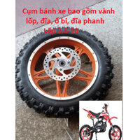 Cụm bánh xe cào cào mini 50cc 2.5-10