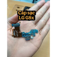 Cụm cáp sạc kèm mic LG G8x zin, bóc máy
