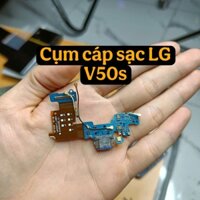 Cụm cáp sạc LG V50s zin, bóc máy
