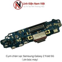 Cụm chân sạc Samsung Galaxy Z Fold – 5G zin bóc máy