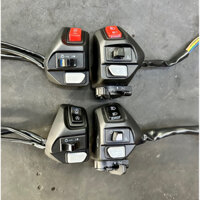 Cùm công tắc NVX 1.1 full chức năng + kèm passing và tắt máy tạm thời .2màu đỏ,đen