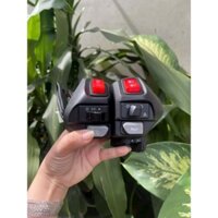 Cùm công tắc NVX mod nút đỏ tích hợp xinhan Hazard