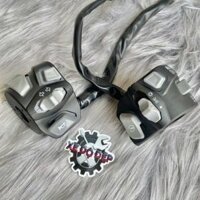 Cùm công tắt Light Master full chức năng có đèn led gắn cho các dòng xe