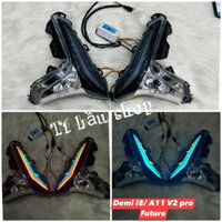 Cụm đèn demi audi i8 V2 Pro lắp Future Led Kính Zin ( Full cụm )