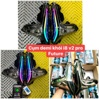 Cụm đèn Demi Xinhan audi i8 V2 Pro Kính Khói lắp Future Led
