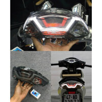 Cụm đèn hậu audi Kính Khói mẫu Batman lắp Future Led như zin