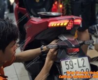 Cụm đèn hậu Audi Vario 2018-2025 HQ tích hợp xi nhan Led chạy