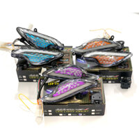 Cụm đèn led mí xi nhan audi kèm công tắc haza xe Wave cực đẹp- Bảo Hành 1 Năm