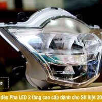 Cụm đèn pha Led 2 tầng cho SH 2012 -2016 125/150i (Chính hãng Zhipat)