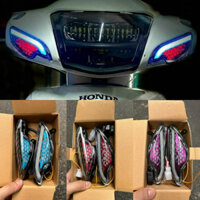 Cụm Đèn Xi Nhan Trước Wave Audi - Cả Cặp Đèn Xinhan Tặng Kèm Công Tắc Haza