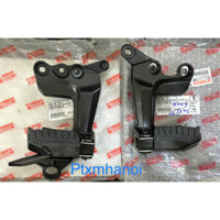 Cụm giá để chân sau Yamaha Jupiter Fi chính hãng (liền cao su)