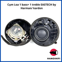 Cụm loa bán thành phẩm thay thế HK loa mid bass 3.25inch từ neo kèm treble 1inch 10W+10W