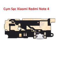 Cụm mạch sạc XIAOMI Redmi Note 4 kèm micro jack tai nghe charger port usb bo main mainboard cổng chân sạc thay thế