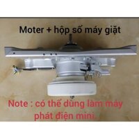 CỤM MOTER + PASS TRỤC MÁY GIẶT SANYO AQUA  INVERTER LỒNG ĐỨNG 9KG ( HÀNG HÃNG THÁO MÁY )