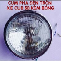 CỤM PHA ĐÈN TRÒN XE CUB 81