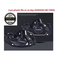 Cụm phanh đĩa cơ xe đạp SHIMANO BR-TX805