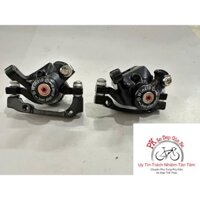 Cụm phanh đĩa cơ xe đạp WINZIP, Củ Phanh đĩa xe đạp hợp kim nhôm cao cấp ép 2 má giúp tăng hiệu xuất phanh