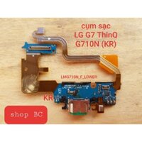 Cụm sạc LG G7 ThinQ G710N bản Hàn Quốc , mã cụm sạc LMG710N_F_LOWER KR