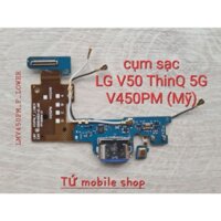 Cụm sạc LG V50 ThinQ 5G V450PM (Mỹ)
