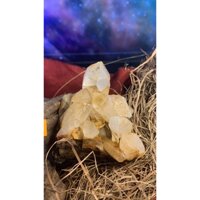 cụm stone tự nhiên Thạch Anh vàng Citrine tự nhiên sưu tầm mã 394
