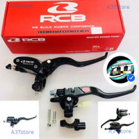 Cùm tay phanh thắng côn bình dầu liền ( vuông 12.7mm / xéo 14mm ) E3 RCB chính hãng RACING BOY