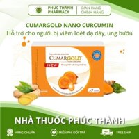 CumarGold New Nano Curcumin - hỗ trợ giảm viêm loét dạ dày, tá tràng (Hộp 3 vỉ x 10 viên nang mềm)