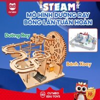 CU'MEO Mô Hình Lắp Ráp STEAM Đường Ray Bóng Lăn Tuần Hoàn - EDU TOYS ST30