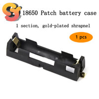 [Cung cấp hàng có sẵn] 1 chiếc 1 chiếc Hộp pin vá 18650 Tấm chắn bùn mạ vàng SMT Một mảnh Phần đơn 3.7V Giá đỡ pin Lithium Hộp pin dự phòng