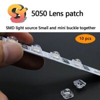 [Cung cấp hàng có sẵn] 10 chiếc 5050 Miếng dán ống kính Đèn led tập trung hạt Nguồn sáng SMD Khóa Mini nhỏ tích hợp 60 độ 90 độ 120 độ