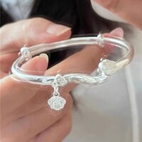 Cũng Nổi Tiếng Ruyi s925 Bạc Giải Độc Vòng Tay Nữ Fu Nhân Vật Phong Cách Trẻ Trung Trượt Mẹ Quà Tặng Ngày Của Mẹ20250107