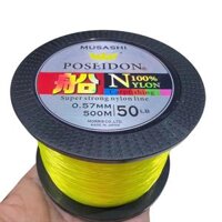 Cước Câu Cá MUSASHI POSEIDON 500M Màu Xanh Lá