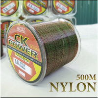 "Cước câu cá tàng hình dây câu cá 100% Nylon CK power tải cá tốt dùng làm dây trục câu cá CK-500 254hcxz789