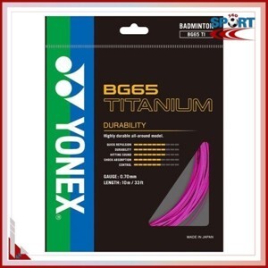 Cước cầu lông BG-65 Titanium yonex